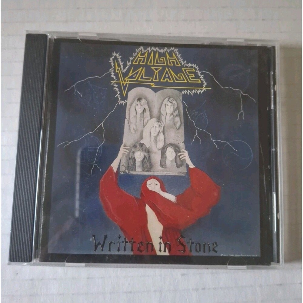 HIGH VOLTAGE Written In Stone CD 1992 US Shadow Records NCN358 Rare Power Metal